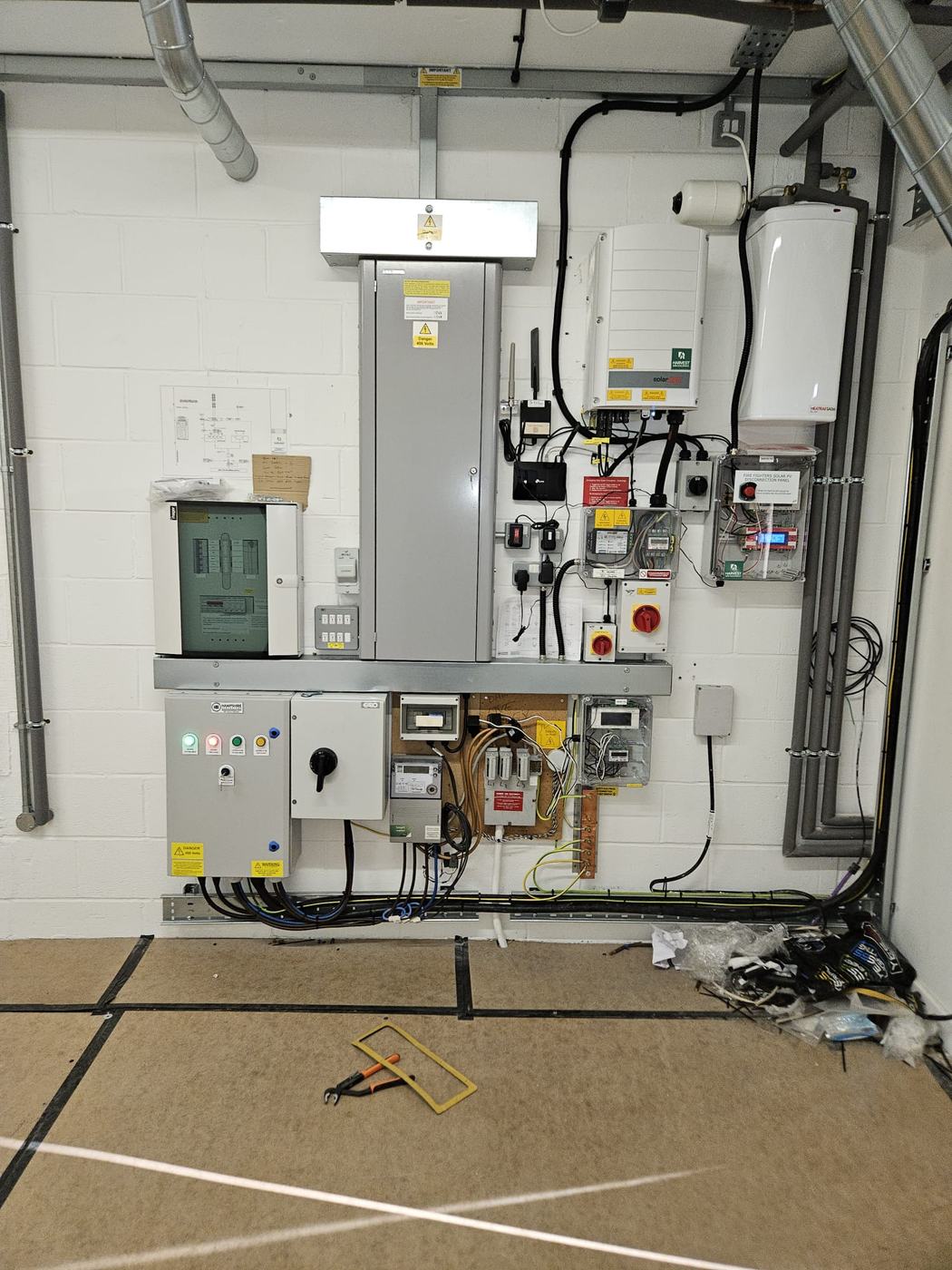 Main intake and switchgear